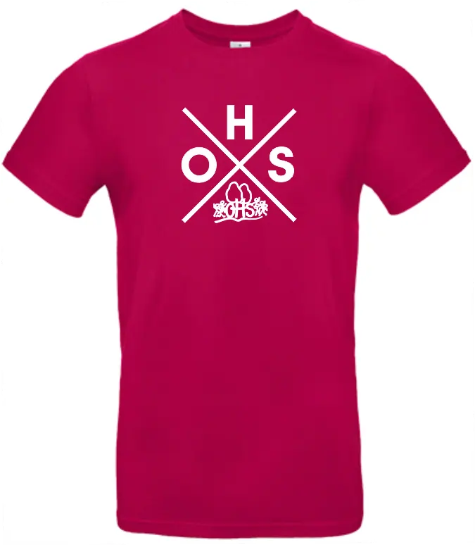 T-Shirt Otto-Hahn-Schule Kreuz (Druck weiß)